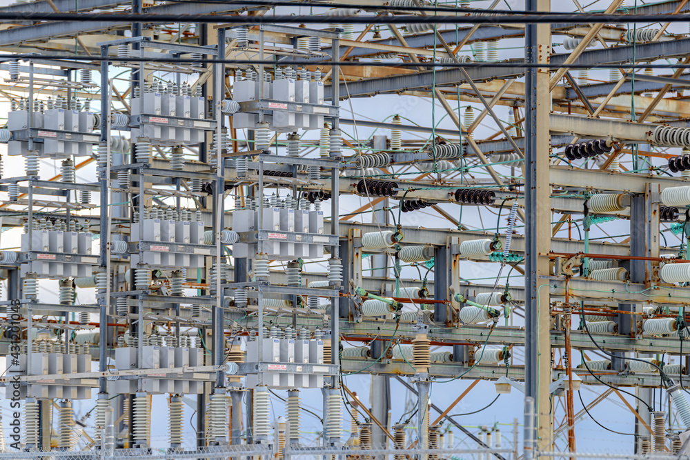 Looking Inside An Electrical Substation Looking Inside An Electrical Substation