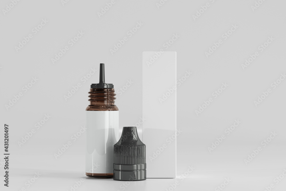 Unicorn Dropper Bottle and Box 3D Rendering Unicorn Dropper Bottle and Box 3D Rendering