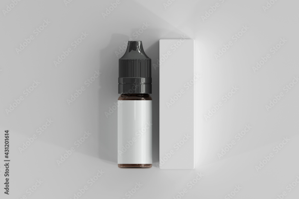 Unicorn Dropper Bottle and Box 3D Rendering Unicorn Dropper Bottle and Box 3D Rendering