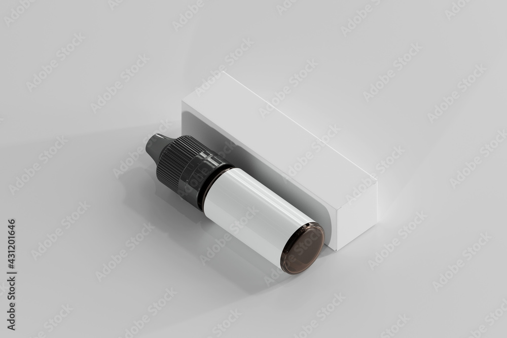 Unicorn Dropper Bottle and Box 3D Rendering Unicorn Dropper Bottle and Box 3D Rendering