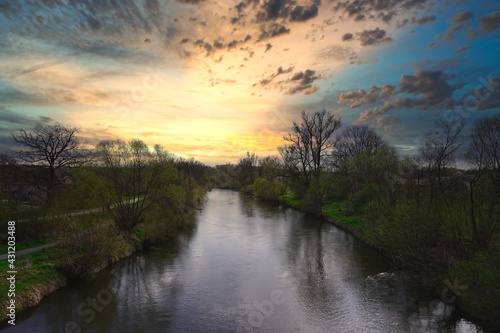 Rzeka Bóbr w Bolesławcu. © Anna 888