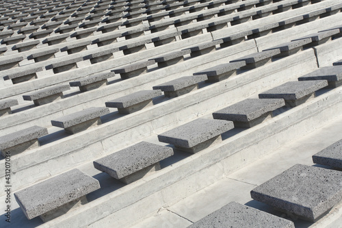 Concrete seats