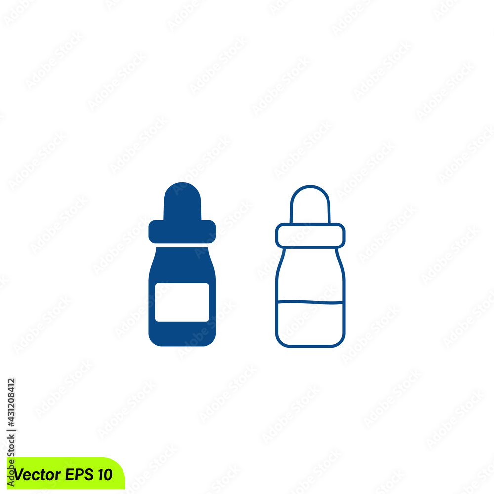 medicine bottle icon vector illustration simple design element medicine bottle icon vector illustration simple design element