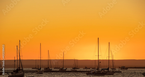 sunset at the marina © erick