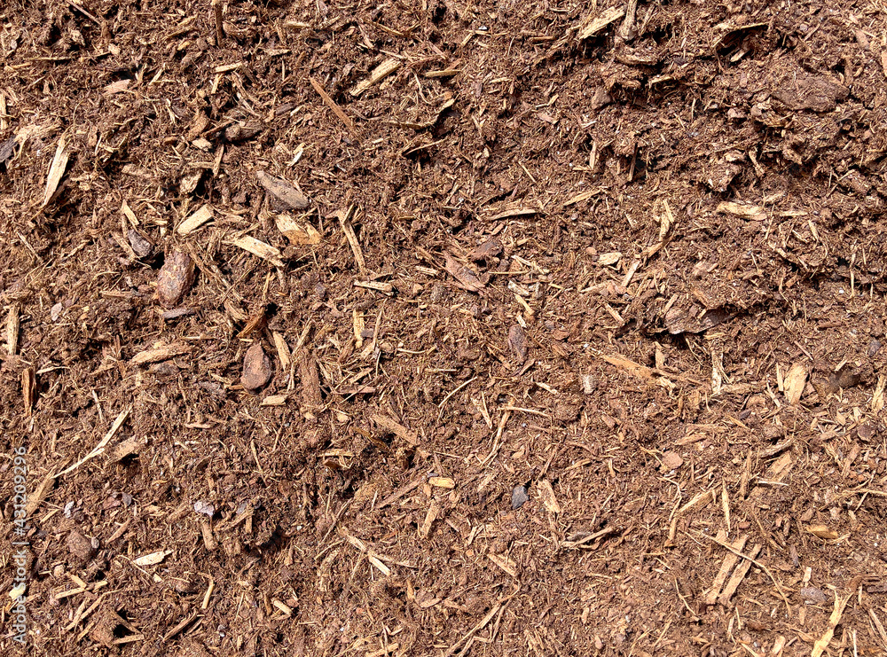 Pile of fresh topsoil in full frame format for lawn maintenance Pile of fresh topsoil in full frame format for lawn maintenance