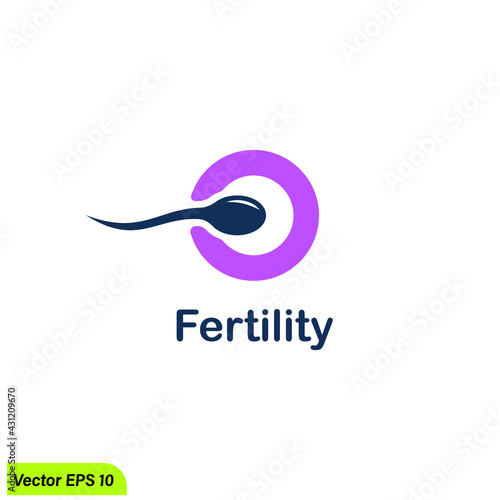 sperm icon fertility symbol simple design element