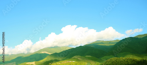 Beautiful mountain scenery of thailand