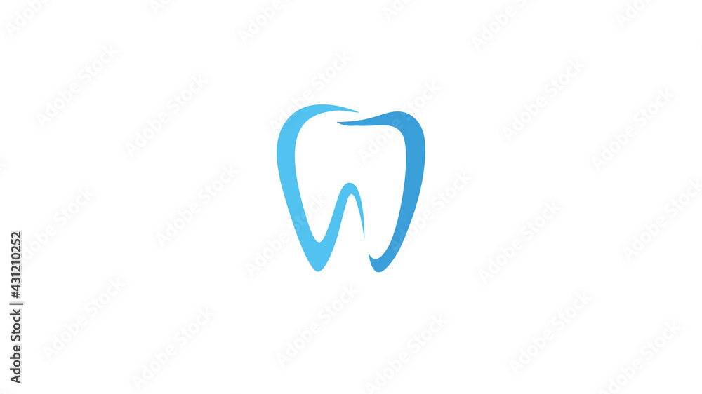 Creative Dental Care Clean Blue Teeth Logo Creative Dental Care Clean Blue Teeth Logo
