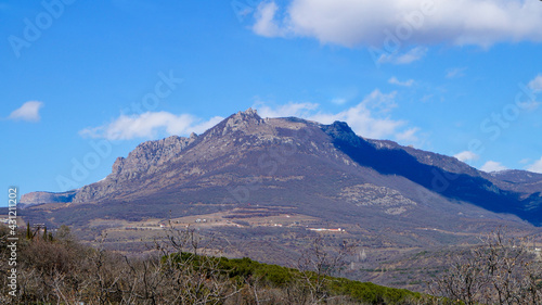 Spring mountains of Crimea