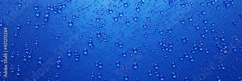 A lot of water droplets On ...