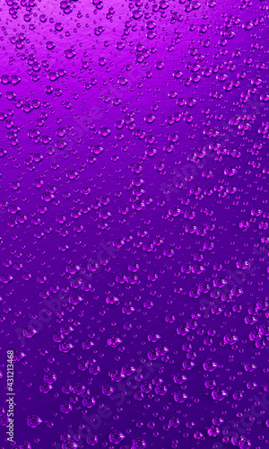 A lot of water droplets On ...