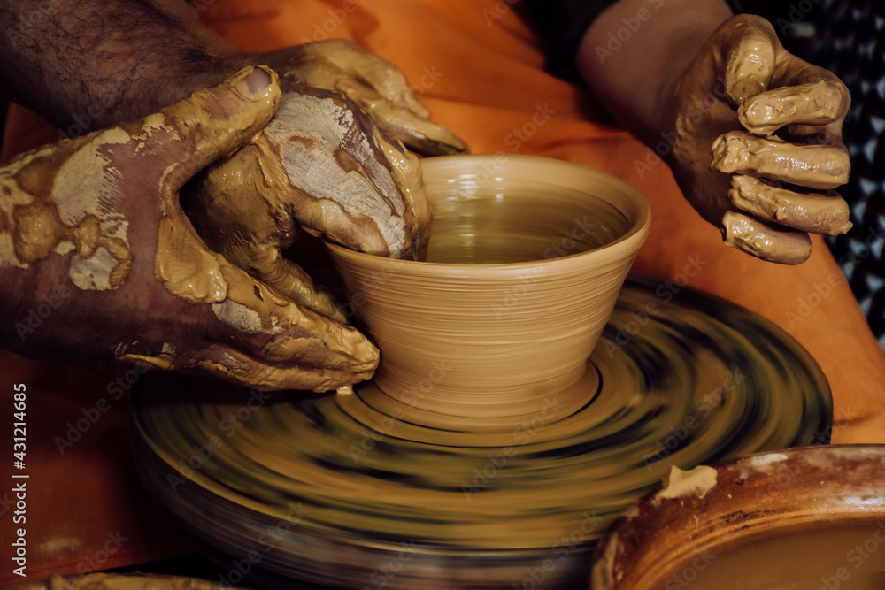 hands of a potter