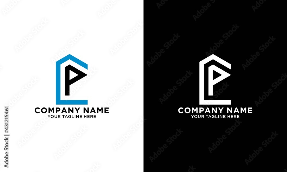 CP company group linked letter logo design template CP company group linked letter logo design template