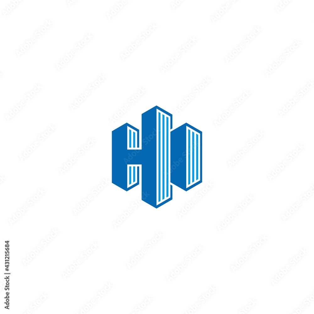 Building letter H hexagon logo icon design for construction, home, real estate, building, property etc, vector icon Building letter H hexagon logo icon design for construction, home, real estate, building, property etc, vector icon