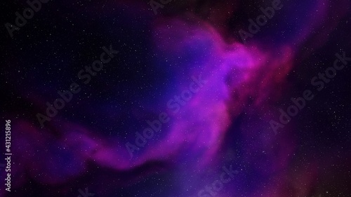 Fototapeta Naklejka Na Ścianę i Meble -  nebula gas cloud in deep outer space, abstract colorful background