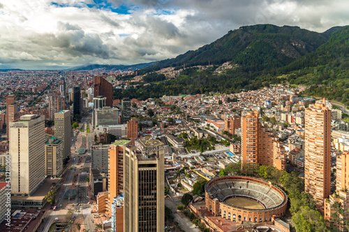 Landscape view of Bogota, Colombia