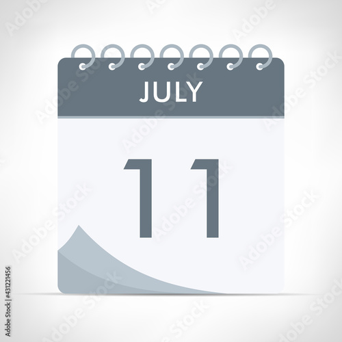 July 11 - Calendar Icon