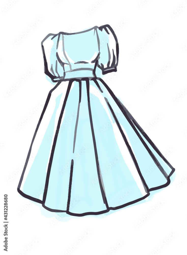 dress on white dress on white