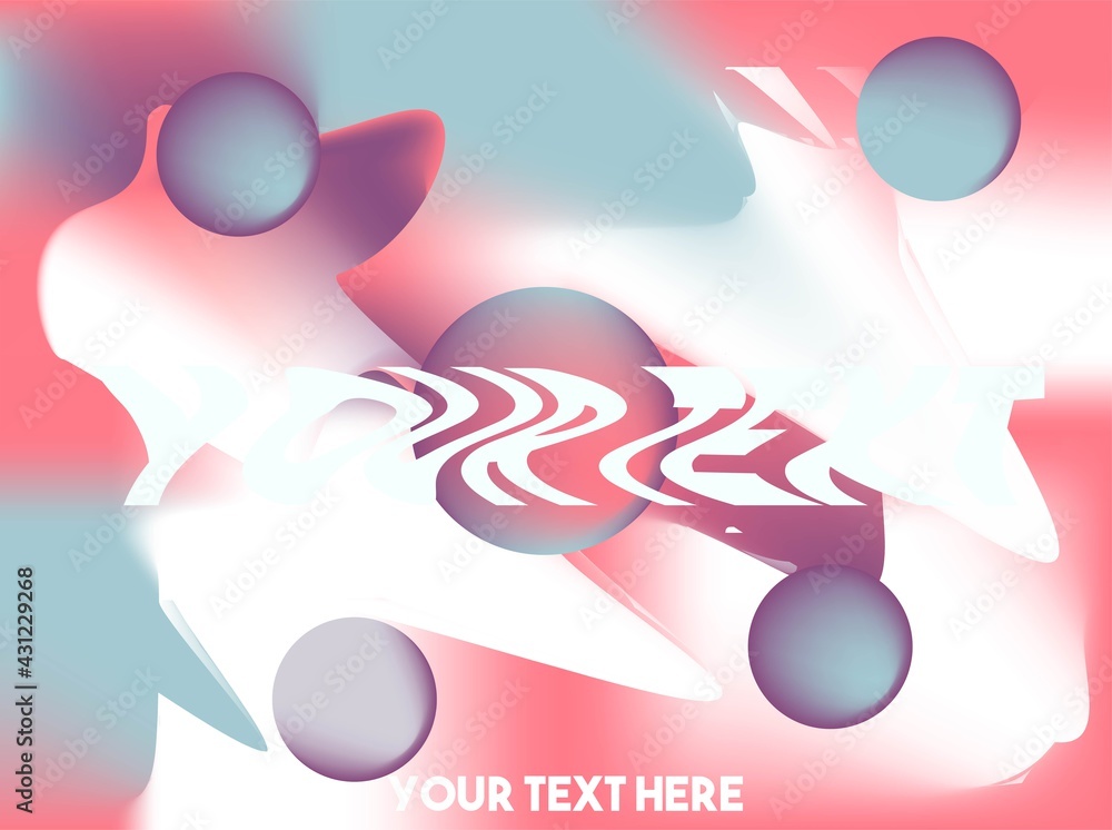 Abstract aesthetic trendy universal background template.