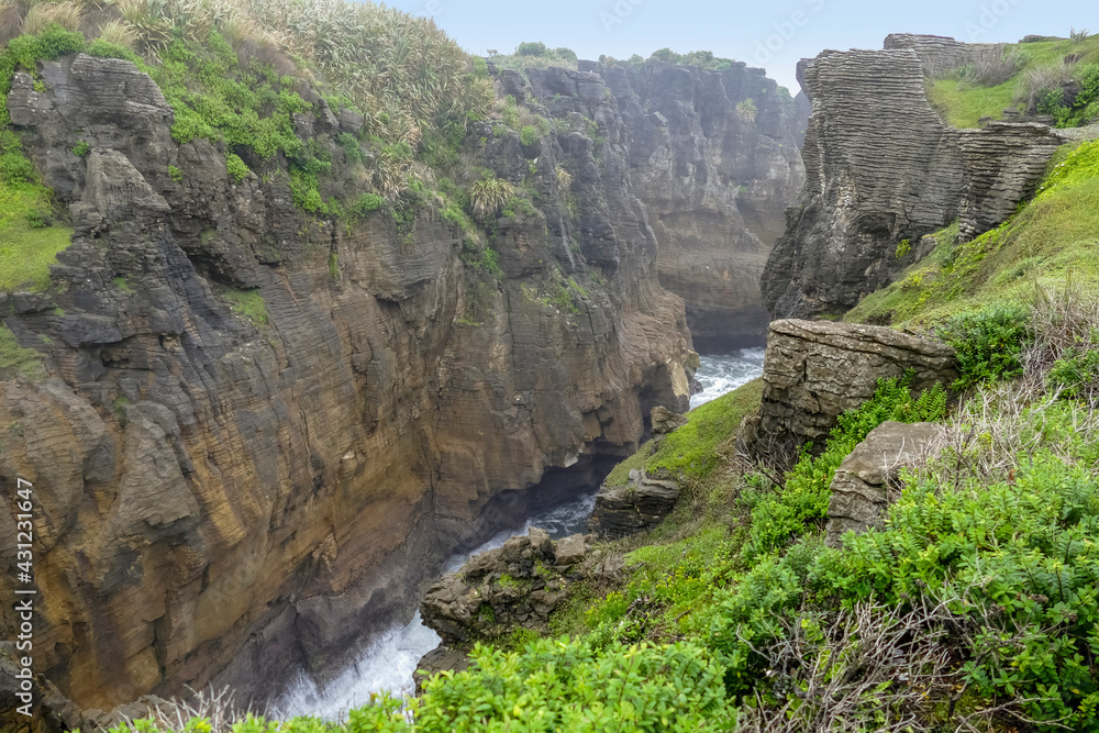 Obraz premium Pancake Rocks in New Zealand