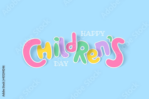 Happy childrens day background