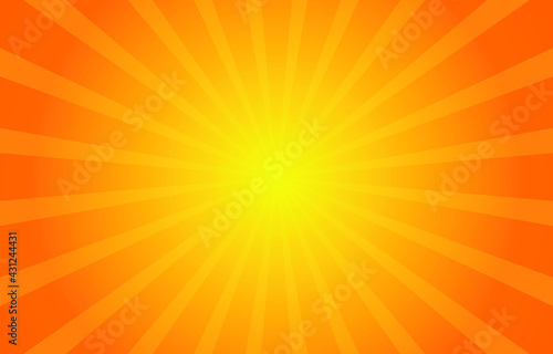 Retro sunburst abstract background design with sun rays   vector illustration.