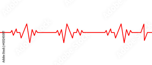 Heartbeat line.world heart health day.pulse trace. EKG and Cardiac symbol. vector design eps 10.