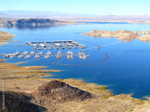 lake and mountains