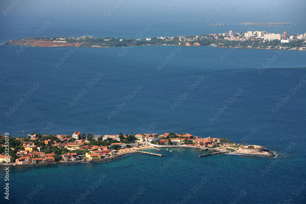 vue aérienne du port de dakar - PAD - sénégal