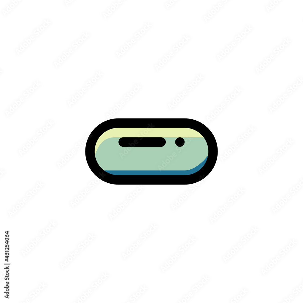 Drugs Pill Medical Outline Icon Logo Vector Illustration. Drugs Pill Medical Outline Icon Logo Vector Illustration.