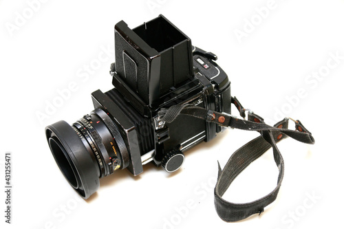 analoge Mittelformat-Kamera, Freisteller - analogue medium format camera, cut-out