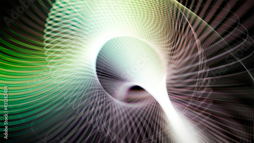 Elegance of soul geometry.Abstract vector design with geometric curve composition.
