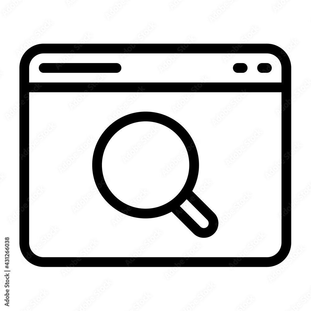 search seo browse web single isolated icon with outline style search seo browse web single isolated icon with outline style