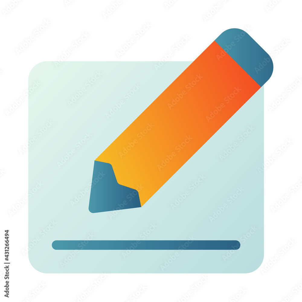 write pen form field single isolated icon with smooth style write pen form field single isolated icon with smooth style