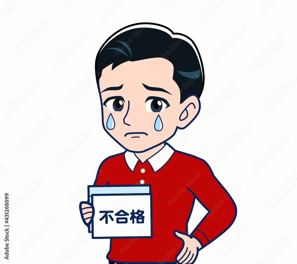 赤い服を着た男性