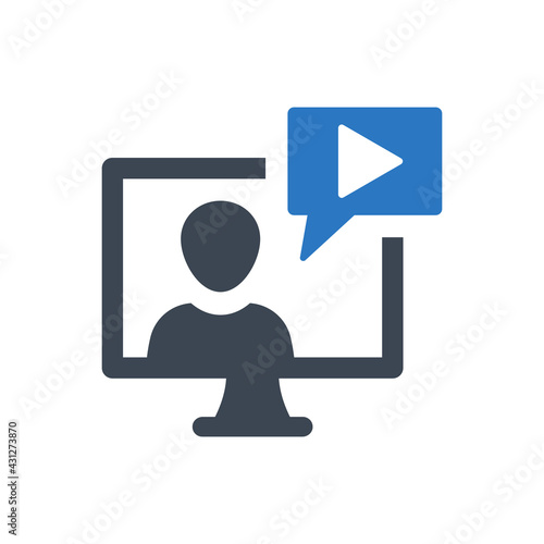 Video vlog icon