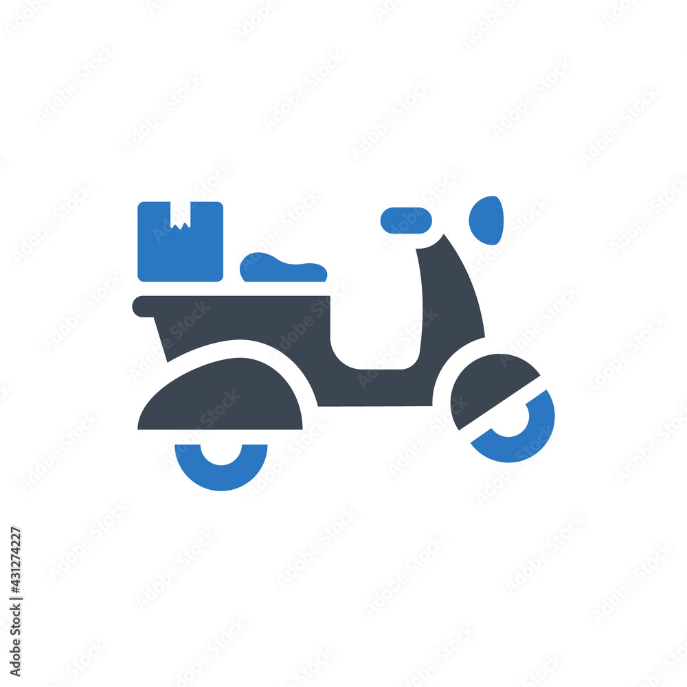 Obraz premium Scooter icon