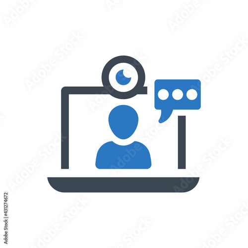 Video chat icon