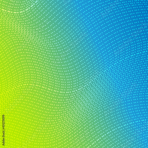 Abstract vector background with halftone