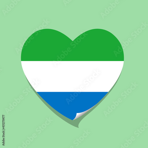 I love Sierra Leone flag heart Free Download I love Sierra Leone flag heart - GFXLoad