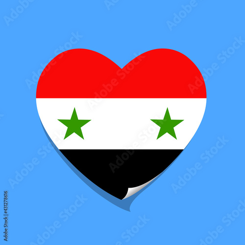 Free Download I love Syria flag heart - GFXLoad