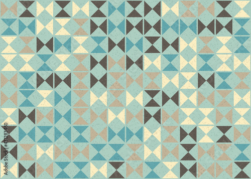 Abstract Geometric Pattern generative computational art illustration