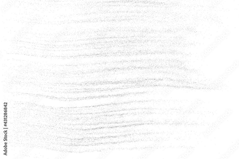 Obraz premium Distressed black texture. Dark grainy texture on white background. Dust overlay textured. Grain noise particles. Rusted white effect. Grunge design elements. Vector illustration, EPS 10.