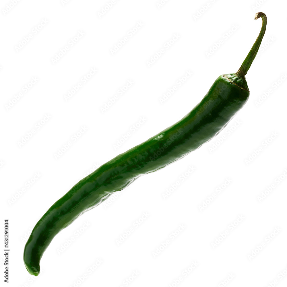 Chili or sweet pepper isolated on white background Chili or sweet pepper isolated on white background