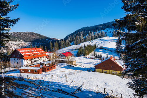 Cabana Diham in Bucegi massif, Transylvania