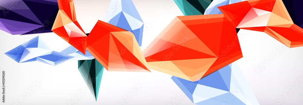 Vector 3d triangles and pyramids abstract background for business or technology presentations, internet posters or web brochure covers Vector 3d triangles and pyramids abstract background for business or technology presentations, internet posters or web brochure covers
