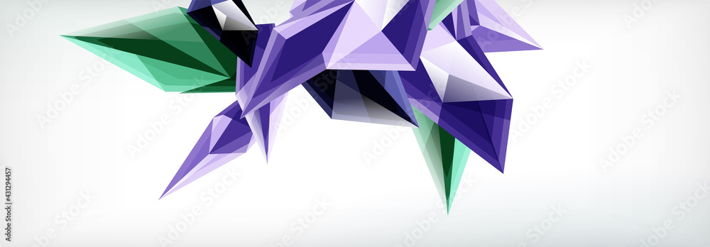 Vector 3d triangles and pyramids abstract background for business or technology presentations, internet posters or web brochure covers Vector 3d triangles and pyramids abstract background for business or technology presentations, internet posters or web brochure covers