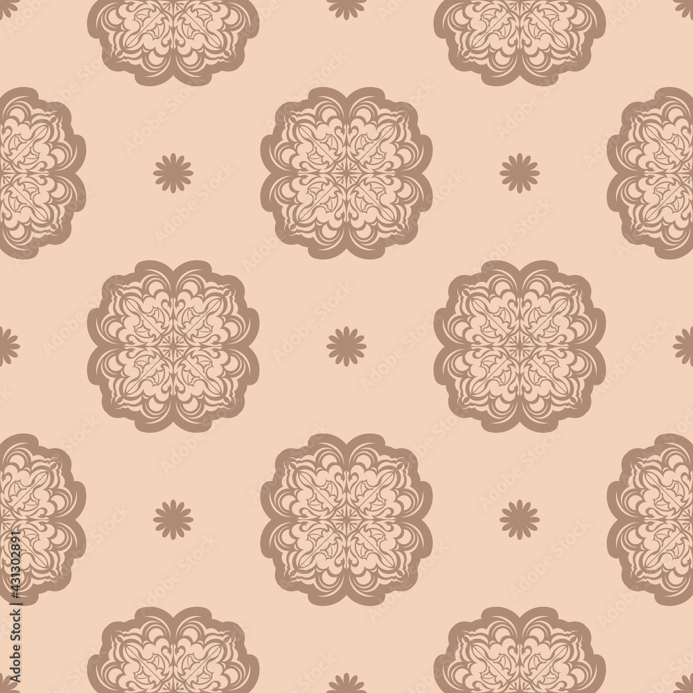 Seamless geometric line pattern in eastern or arabic style. Good for backgrounds and prints. Seamless geometric line pattern in eastern or arabic style. Good for backgrounds and prints.