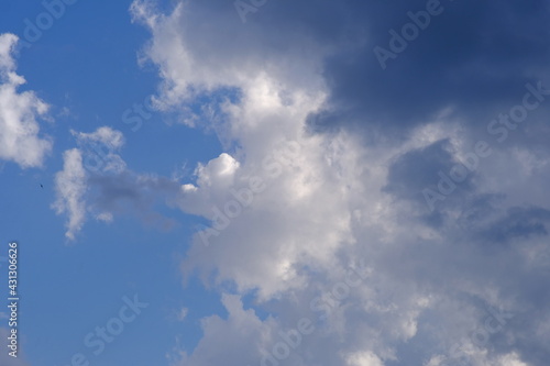 clouds and blue sky in nature background