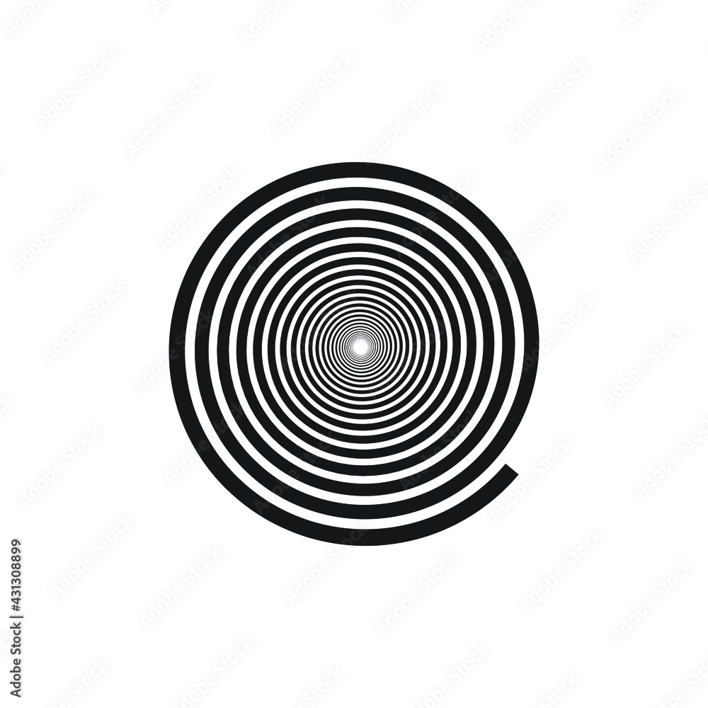Hypno Abstract Illustration - Hypnotic Vector Effect Spiral Vortex Curl Twirl Helix Spinning Element Hypno Abstract Illustration - Hypnotic Vector Effect Spiral Vortex Curl Twirl Helix Spinning Element